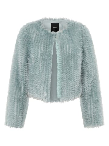Zero Blazer-Jacke mit Struktur in Silver Blue
