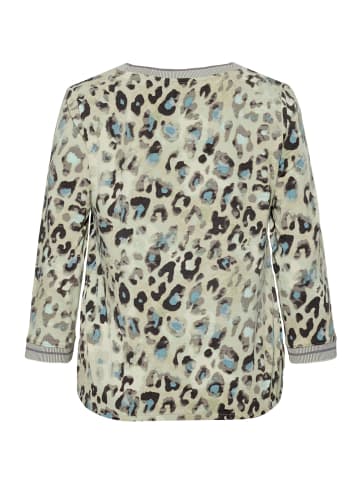 Betty Barclay Blusenshirt mit Print in Beige/Petrol