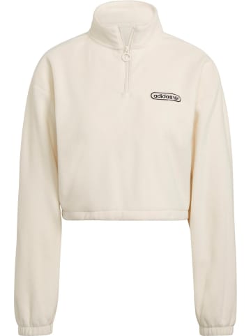 adidas Half-Zip in wonder white