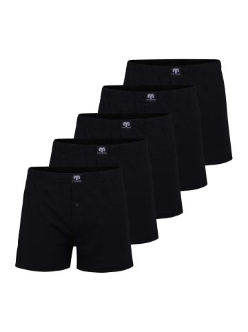 CECEBA Boxershort 5Er Pack Daytona in schwarz-dunkel-uni