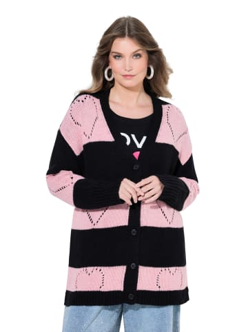 MIAMODA Strickjacke in schwarz