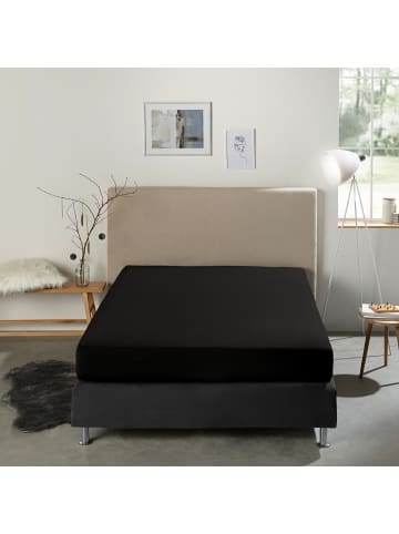 REDBEST Boxspring-Spannbettlaken Denver in schwarz