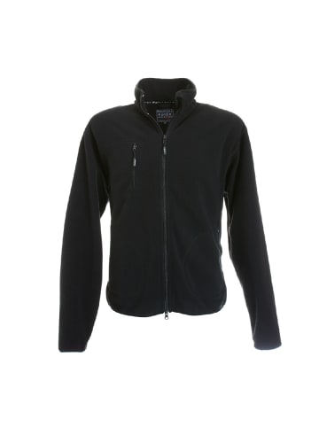BMS Fleecejacke/Fleecepullover in Schwarz