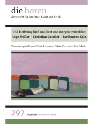 Wallstein Buch - Und Hoffnung hieß und Brot und morgen weiterleben