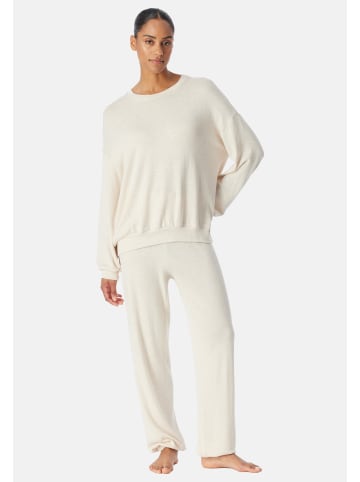 Schiesser Schlafanzug Casual Feel in Creme