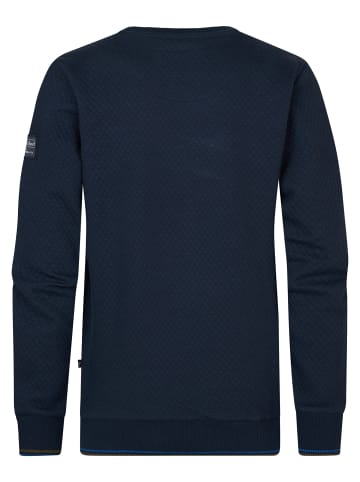 Petrol Industries Bequemer Sweater Shorepark in Blau