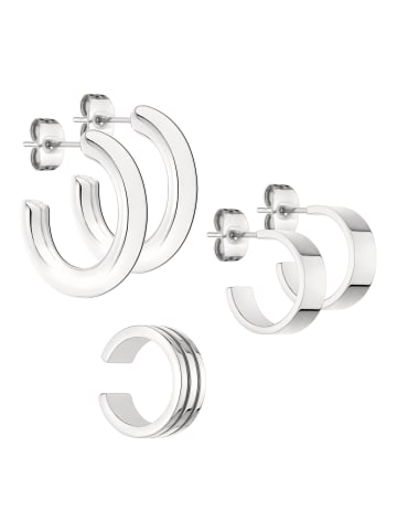 LIEBESKIND BERLIN Schmuck-Set Ear Candy in silber