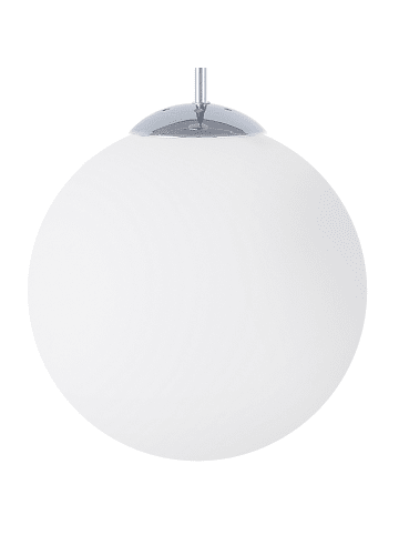 Beliani Pendelleuchten BARROW in Weiß - (W) 40 x (H) 147 x (L) 40 cm