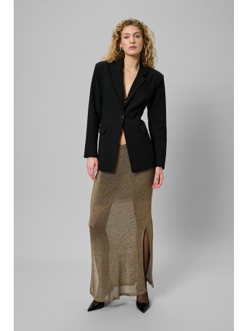 My Essential Wardrobe Rock MWOlly Slim fit in Black Amber Metallic