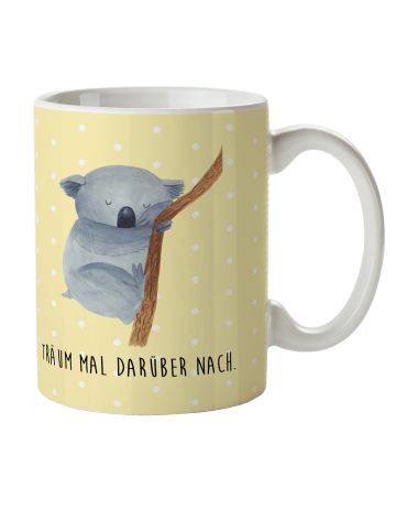 Mr. & Mrs. Panda Haferl Koalabär mit Spruch in Gelb Pastell