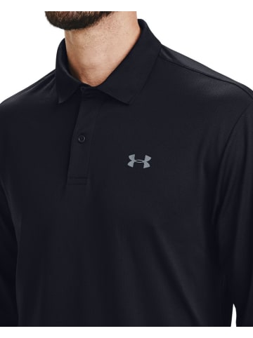 Under Armour Longsleeve "Performance 2.0 Langarm-Poloshirt" in Schwarz