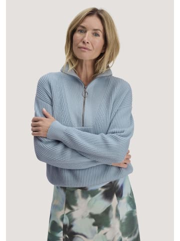 Hessnatur Strick Troyer in perlblau