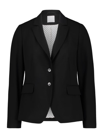 BETTY & CO Klassischer Blazer mit Taschen in Schwarz