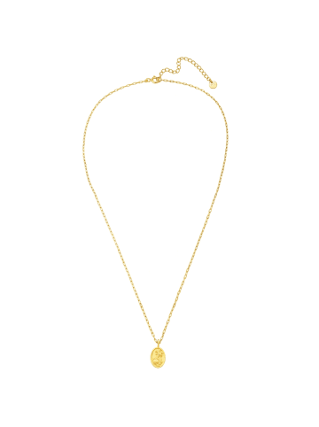 Glanzstücke München Kette Sonnenuntergang/Palme aus Sterling Silber in gelbgold