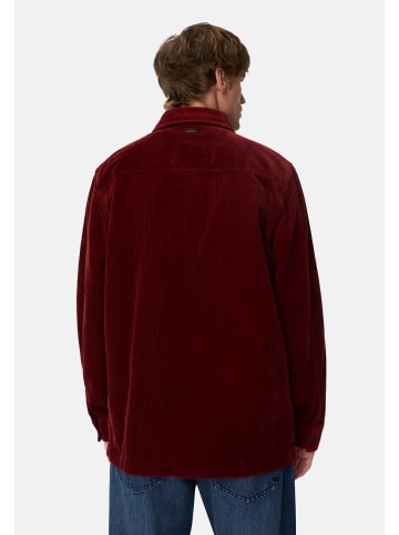 Camel Active Cord Overshirt mit Druckknöpfen in Bernsteinrot