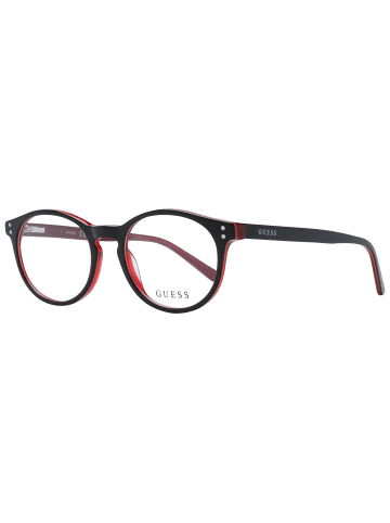Guess Unisex Optische Fassungen Rund Schwarz