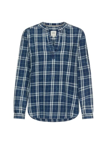 Camel Active Karobluse aus reiner Baumwolle in Dunkelblau