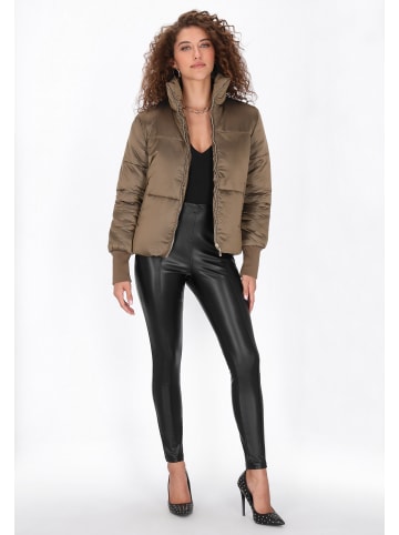 faina Women Jacket in brown bronze
