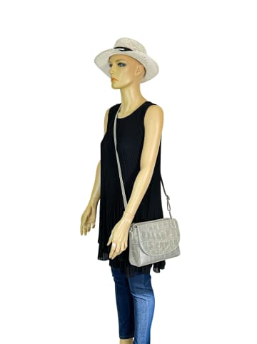 collezione alessandro Umhängetasche " Amsterdam " in grau