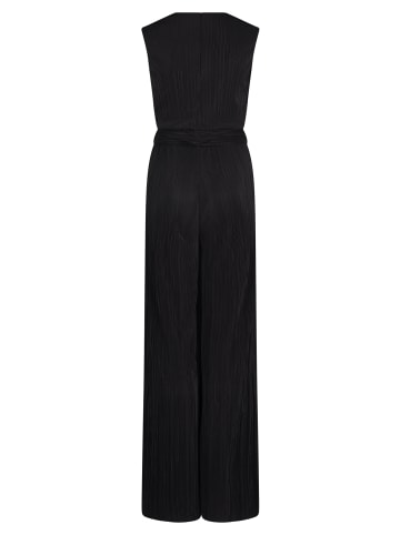 Vera Mont Jumpsuit mit Bindegürtel in Schwarz