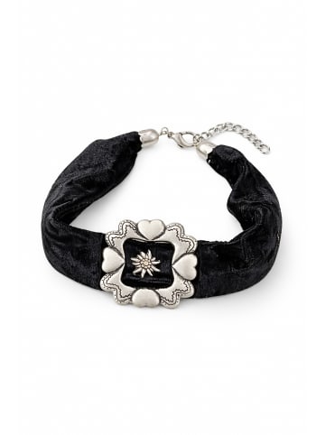 Allgäu Rebell Trachtenkette " Anette " in schwarz