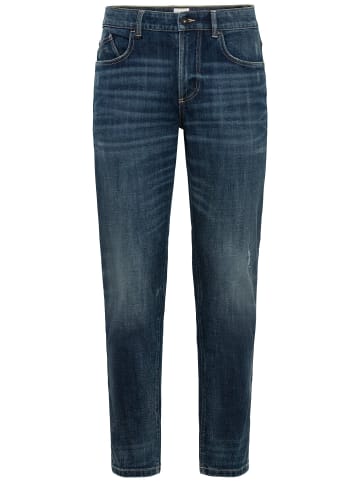 Camel Active Tapered Fit 5-Pocket Jeans in Dunkelblau