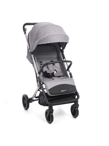 BeBelissimo 2 en 1 Kinderwagen, Liegebuggy,  mit Babyschale  40-85 cm Lioni in Grau
