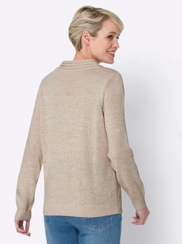 Sieh an! Pullover in beige-meliert