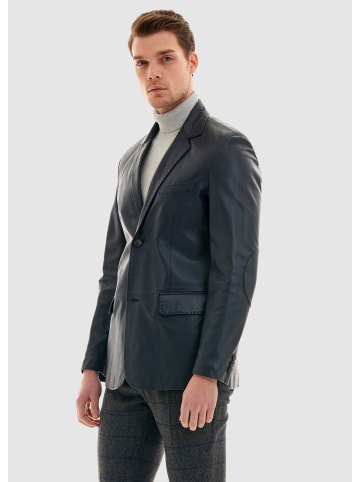 Pierre Cardin Lederjacke in dunkelblau
