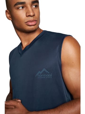 Normani Outdoor Sports Herren Tanktop Alberta in Navy