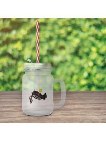 Mr. & Mrs. Panda Mason Jar Stinktier Ball ohne Spruch in Transparent