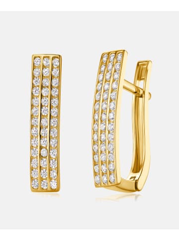Diamant L'éternel Ohrringe aus 585 Gelbgold