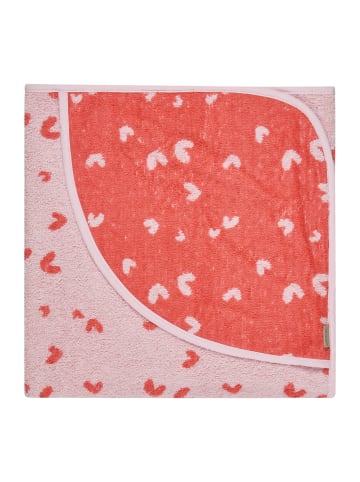 Sterntaler Kapuzenbadetuch 100x100 cm BÄR Betty in hellrosa