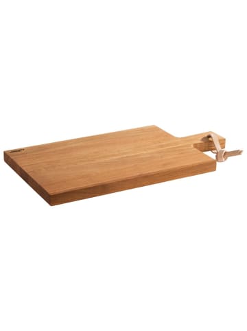 APS Servierbrett SIMPLY WOOD in Braun - 40 x 22 cm, H: 2 cm        