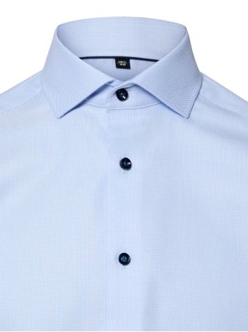 Finshley & Harding Hemd in hellblau weiß