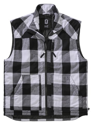 Brandit Outerwear - Vest in white/black