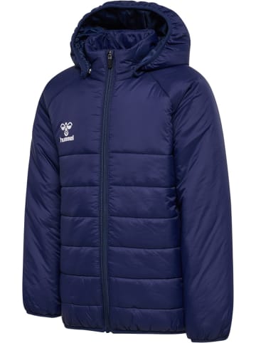 Hummel Outdoor Overall "Hmlgo Quilted Hood Jacket Kids" in Blau