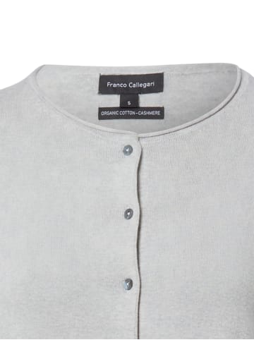 Franco Callegari Strickjacke in hellgrau - 0008