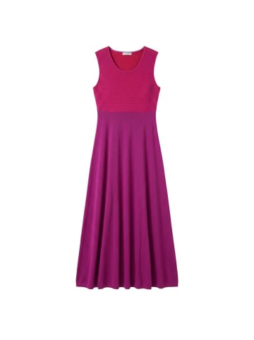 Malo Lila Seide Damen Kleid