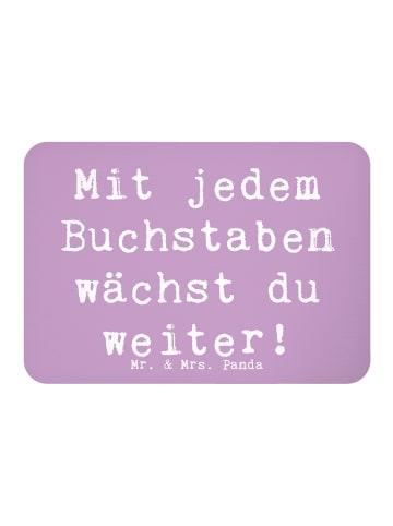 Mr. & Mrs. Panda Magnet Spruch Schulanfang Inspiration mit Spruch in Lavendeltraum