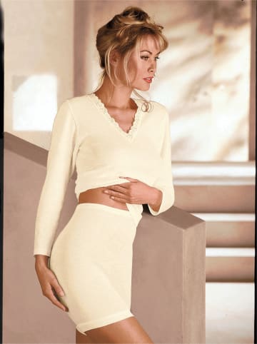 Conta Langarm-Spenzer in wollweiß