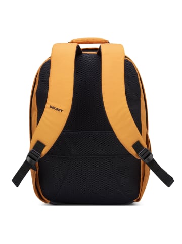 Delsey Securban Rucksack RFID 45 cm Laptopfach in gelb