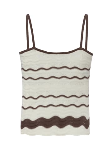 Noisy may Stricktop NMSadie in ecru mocca - 0001