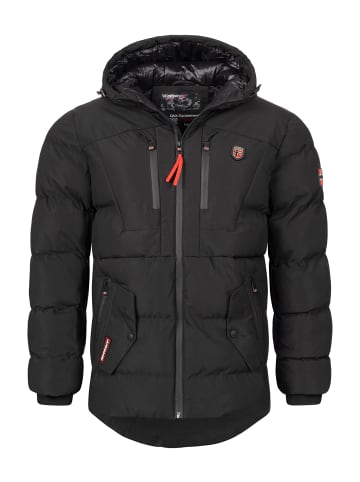 Geo Norway Steppjacke in Schwarz