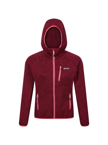 Regatta Fleecejacke Wms Hood Newhill in Dunkelrot