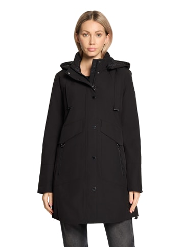 Betty Barclay Outdoorjacke mit abnehmbarer Kapuze in Schwarz