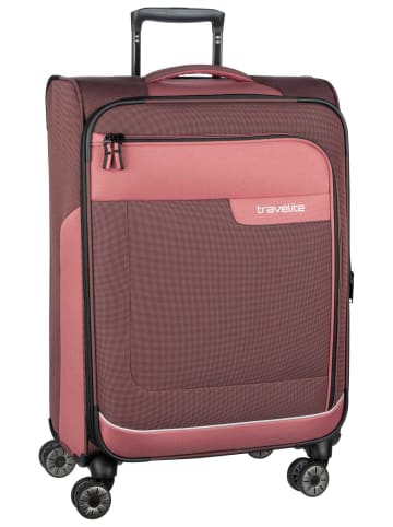 travelite Trolley Viia 4w Trolley M in Frühlingsrose