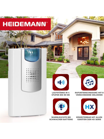 Heidemann  Heidemann Funkgong-Set HX Flashlight weiß