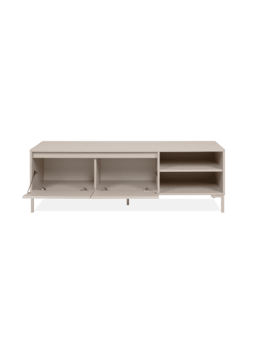 CALICOSY TV-Möbel NERIO in Beige - (W) 150  x (H) 49  x (L) 40  cm