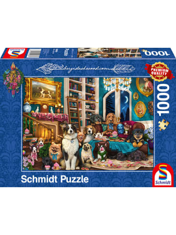 Schmidt Spiele Party in der Bibliothek | Puzzle Brigid Ashwood 1.000 Teile